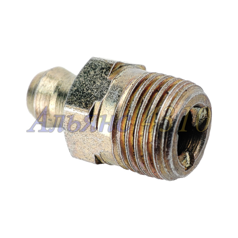 Масленка прямая М10 (1/8) в сборе (тавотница малая) - БелЗАН