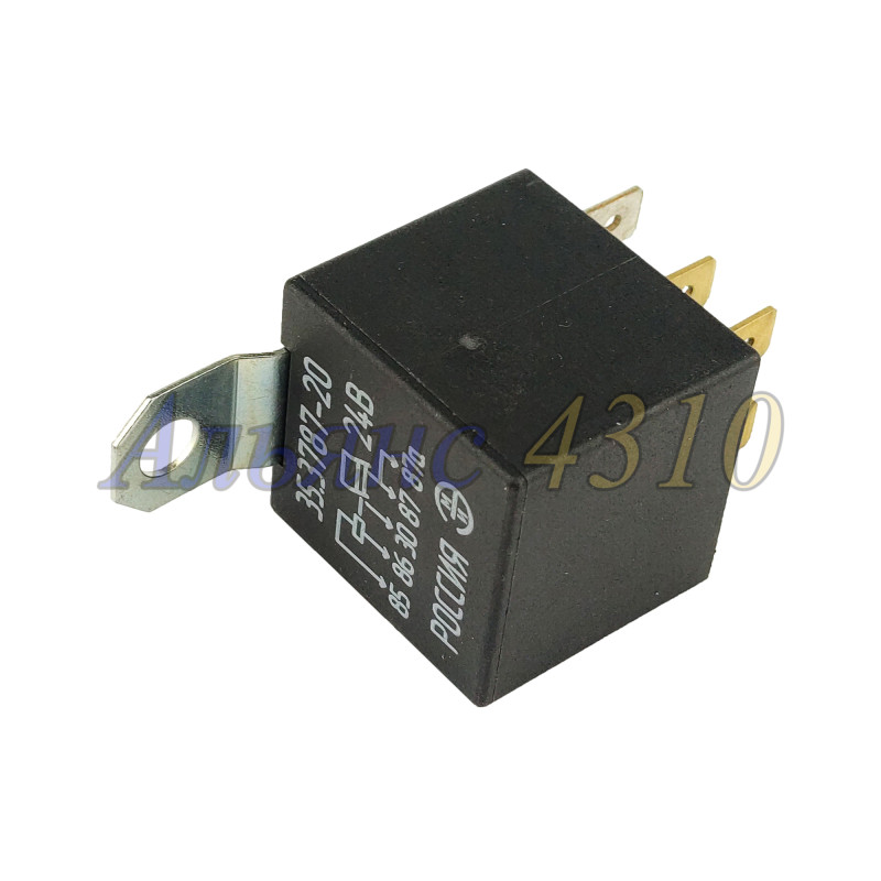 Реле стартера (замыкающее 5-контактное с кронштейном) - ЭМИ